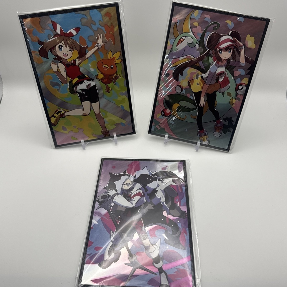 Pokemon KADO Art Boards bundle Lot of 3 Shiny Character Rares